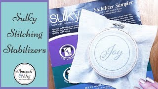 Sulky cross stitch and embroidery stabilizers [upl. by Yelah620]