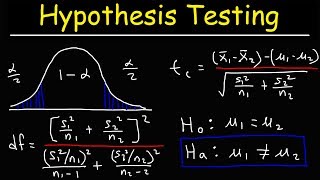 Hypothesis Testing  Difference of Two Means  Students Distribution amp Normal Distribution [upl. by Hedve]