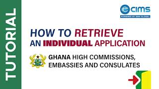 Retrieve an Individual Application  HowTo Ghana Mission Tutorial [upl. by Acilgna]