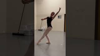 One of our pre pro students works on variations and prepares for YAGP and DBG dance competitions [upl. by Oremo]