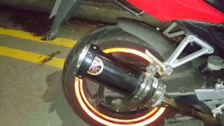 Daelim Roadwin R125 Ixil Exhaust [upl. by Lashar]