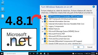 How To Download Update And Install Net Framework On Windows 1011 2023 [upl. by Enilemme]