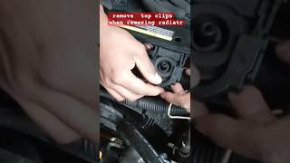 Key steps when removing radiator from your car radiator engine [upl. by Kirshbaum]