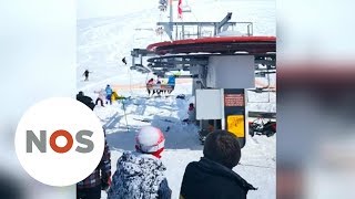 SKILIFT Slaat op hol in Georgië [upl. by Acenahs]