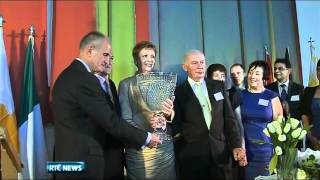 Mary McAleese receives Peace Award [upl. by Kiker]