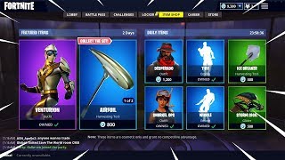 FORTNITE NEW quotVENTURIONquot SKIN Daily Item Shop  Fortnite Battle Royale Season 4 [upl. by Yniffit]