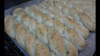 Homemade Garlic Parmesan Breadsticks  5 Ingredients [upl. by Anialram]