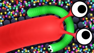 Slitherio MOST Impossible TROLL Move EVER [upl. by Marnia]