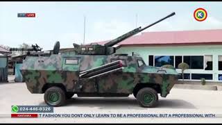 Ghana  Kantanka Launches First Made in Africa Military Weapons and Exoskeletons [upl. by Klarrisa]