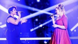 Brandy Butler vs Nicole Bernegger  Someone Like You  Battle  The Voice of Switzerland 2013 [upl. by Accisej]