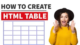 🔥How To Create HTML Table   table tr th td   🏆 Practical Example Tutorial [upl. by Sulecram]