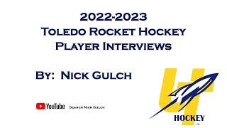 University of Toledo Hockey InterviewTrevor Stokes [upl. by Nasaj]