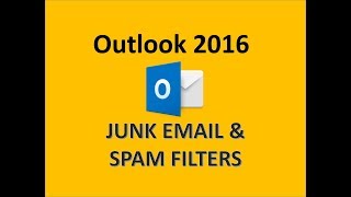 Outlook 2016  Block Spam Emails  How to Stop Unwanted Junk Email on Microsoft MS 365 Mail Tutorial [upl. by Schick]