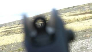 FPV Attempt of Iron Sights  AR15 At 200 Meter Target [upl. by Salter]