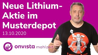 Mahlzeit Live Apple Disney Deutsche Bank und neue LithiumAktie im Musterdepot [upl. by Gnihc]