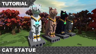 Minecraft Cat Statue Tutorial amp Download part 1 [upl. by Antoine]