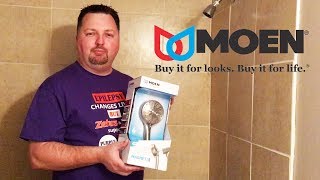 Shower Head Replacement • Moen 26100SRN [upl. by Nediarb70]