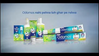 Odomos Mosquito Repellent TVC  Odomos Nahi Pehna Toh Ghar Pe Rehna 20 Sec  Hindi [upl. by Jat]