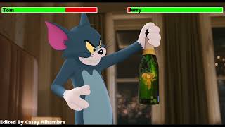 Tom and Jerry 2021 Hotel Room Battle with healthbars [upl. by Karoly]