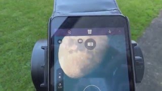 Meade ETX70AT  smartphone Microsoft Lumia 640XL MeadeETX70AT moon [upl. by Aierdna917]