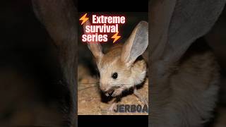 Jerboa  extremesurvival jerboa desertlife wildlife shorts [upl. by Vasya885]