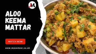 ALOO KEEMA MATTAR RECIPE  ONE POT MEAL  MAZADAAR [upl. by Alger]