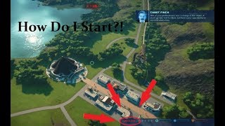 Jurassic World Evolution How to start your park on Isla Tacano Guide 1000000 in Debt [upl. by Arney12]