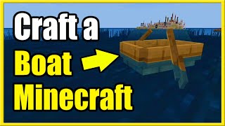 How to PUT a Horse in a BOAT in Minecraft 2 Methods Fast [upl. by Velasco583]