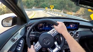 2020 MercedesAMG C63 S Sedan  POV Test Drive [upl. by Norita]