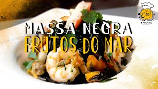 Massa negra com frutos do mar [upl. by Hsotnas374]