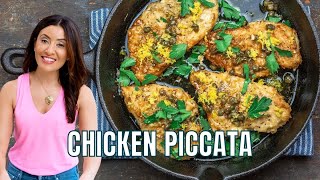 Easy Lemon Chicken Piccata in 20 Minutes [upl. by Kcirdla]