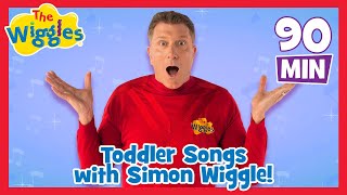 Toddler Songs with Simon Wiggle 🎶 Nursery Rhymes and Fun Kids Songs 🔴 The Wiggles [upl. by Ahsya703]