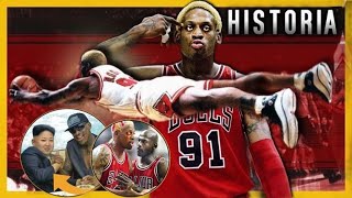 El GUSANO DESQUICIADO del Basketball  Dennis Rodman HISTORIA [upl. by Jannelle]