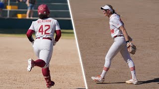 Cinematic Recap Oklahoma State Softball vs Florida State [upl. by Aitnuahs764]