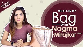 What’s In My Bag With Nagma Mirajkar  Bag Secrets Revealed  Exclusive [upl. by Nyvar]