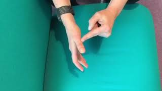 isometric exercise for De Quervains Tenosynovitis [upl. by Nilrah]