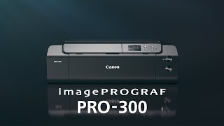 Canon imagePROGRAF PRO300 13” Professional Photographic Inkjet Printer [upl. by Alomeda]