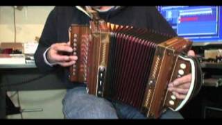 Big Nick performs Lanse aux Pailles on Cajun Accordion [upl. by Earej]