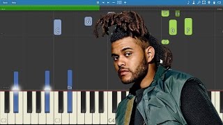 The Weeknd ft Daft Punk  I Feel It Coming  Piano Tutorial [upl. by Nodnerb]