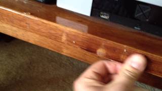 HOW TO QUICKLY Repair Scratches in Varnished Wood [upl. by Eemyaj573]