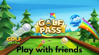 How to play or challenge your friends in Golf Battle  How to add friends in Gold Battle Game [upl. by Trammel]