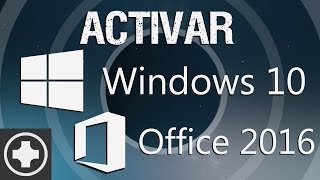 Como Activar Windows 10 y Office 2016 Gratis y Para Siempre Full Mega  Mini Tutorial [upl. by Airtemak]