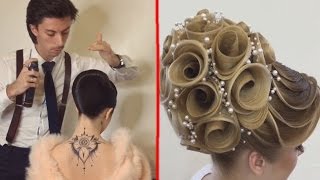 Georgiy Kot 7 Beautiful Hairstyles Design ● Hairstyles Transformations [upl. by Hepsiba]