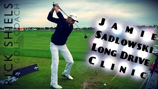 JAMIE SADLOWSKI LONG DRIVE CLINIC BEHIND THE SCENES [upl. by Euqinue619]