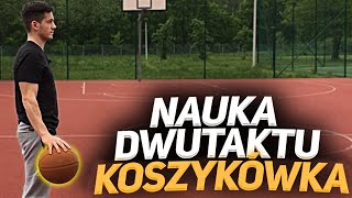 Nauka dwutaktu  Koszykówka  Rzut z biegu po kozłowaniu [upl. by Anoy141]