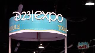 2011 Disney D23 Expo show floor tour of booths exhibits and more [upl. by Sachsse910]