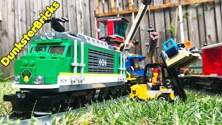 LEGO City Cargo Train Review Set 60198 Released 2018 [upl. by Llecrep901]