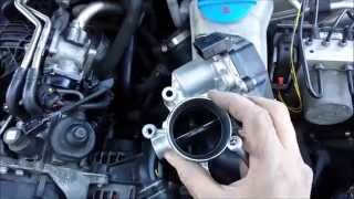 Démontage papillon dadmission dair 20 TDI 143 CAGA intake manifold flap removing [upl. by Resarf]