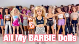 My Huge Barbie Doll Collection 2022 [upl. by Polish220]