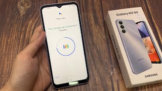 Samsung Galaxy A14 How to EnableDisable Hey Google  Okay Google Voice [upl. by Nevad]